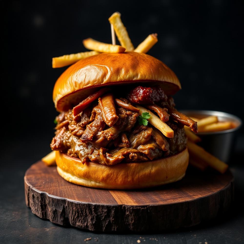 Pulled Pork Burger